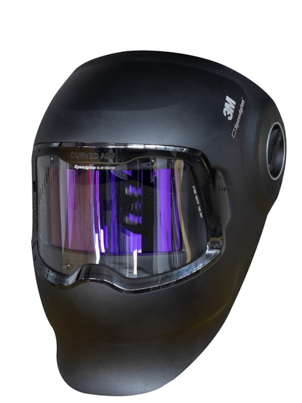 3M™ Svetshjälm G5-02 med välvt automatiskt nedbländande svetsglas